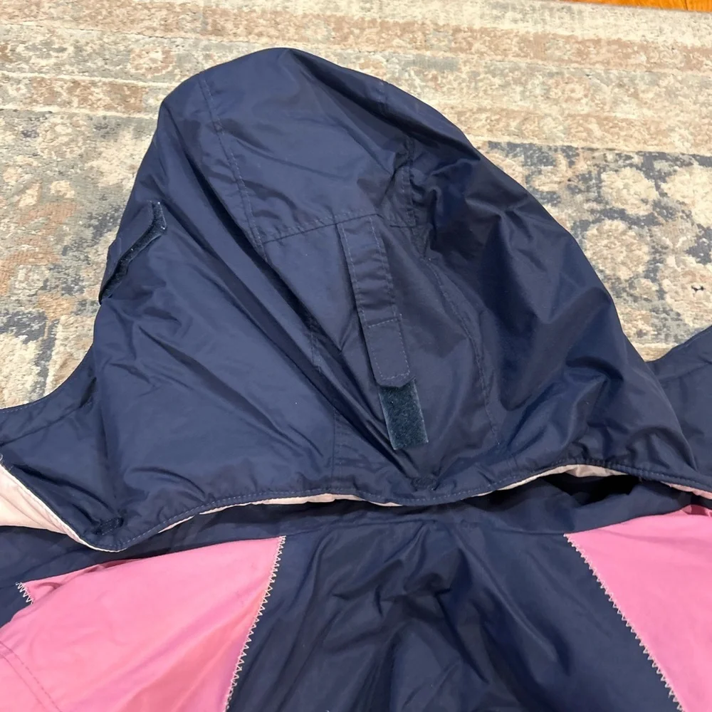 Columbia Jacket kids size 14/16 pink navy blue